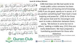 Be mindful of your lord who created you from a single soul, and from it he created its mate,1 and through both he spread reset to default. 004 An Nisa 148 151 Al Husary Youtube
