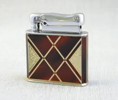 Ibelo Monopol Benzinfeuerzeug Mit Lack Art Deco Stil Deutschland 1950er Jahre Lighter Briquet Art Deco Stil Art Deco Stil