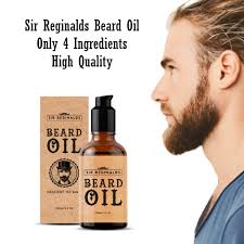 Sir Reginald's Beard Oil For Men Beard Conditioner Jojoba Oil Almond Oil  Avocado