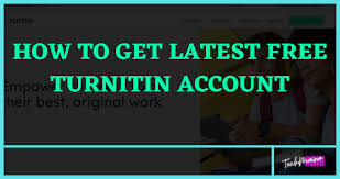 Sep 20, 2020 · free turnitin student account free turnitin class id and password 2020 free turnitin account #17. How To Get Latest Free Turnitin Account 2021 Techmaina