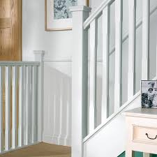 The stair banister is another decorative part of the hand rail. Stairs And Parts Joinery Howdens