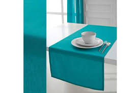Vous trouverez certainement le chemin de table qui donnera à vos tables un véritable air de fête. Chemin De Table Today Chemin De Table 100 Coton Bleu Turquoise 50x150 Cm Darty