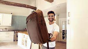 Tan, black & canvas feature vegan leather. Slim Simple Leather Camera Backpack Cecilia Chestnut 16l Youtube