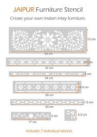 I see old tables everywhere…that is until i started looking for one. Jaipur Stencil Indian Inlay Furniture Floor Craft Stencil Etsy Furniture Stencils Pattern Inlay Furniture Stencil Furniture