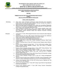 Maybe you would like to learn more about one of these? Contoh Surat Keputusan Linmas Contoh Surat