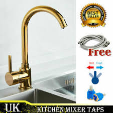 Choose a gracefully curving traditional tap, or a more contemporary minimalist look. Modern Kitchen Sink Mixer Taps Faucet Tap Brass Luxury Gold Single Lever Gk Ebay