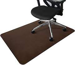 Shop rugs and mats at the home depot�. Amazon Com Sallous Chair Mat Hard Floor Mat For Office Home 0 16 Thick Floor Protector Mat For Desk Chairs Low Pile Office Chair Mat For Hardwood Floor Brown 55x35 In Office Products