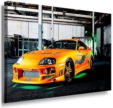 Modern kitchen designs 2021 toyota supra. Toyota Supra Multi Image Lara Art Images On Canvas Wall Painting Amazon De