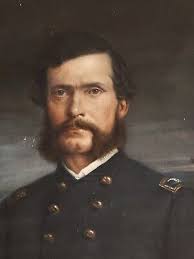 CIVIL WAR GENERAL JOHN PARKE PORTRAIT OIL ON CANVAS PAINTING AMERICAN 48 X  38
