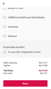 Datangi outlet alfamart / alfamidi atau indomaret dan infokan ke kasir bahwa kamu ingin melakukan pembayaran untuk kode pembayaran tersebut dengan merchant id plasamall. Tanya Jawab Cara Tambah Saldo Dana Bukalapak