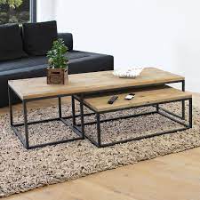 table basse industrielle gigogne table basse bois meuble table basse table basse industrielle