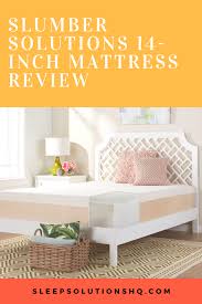 Slumber Solutions Designs And Manufactures Two Types Of Memory Foam Mattresses One Mattress Measures 12 Inches Thick Home Decor Mattresses Reviews Mattress