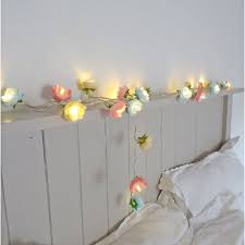 Rambling Rose Fairy Lights In Pale Blue Pink And By Pamelaangus 25 00 Fairy Lights Flower Lights Rose Fairy