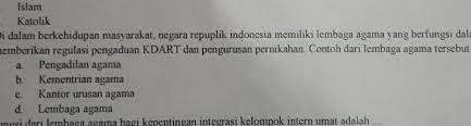 Maybe you would like to learn more about one of these? Di Dalam Berkehidupan Masyarakat Negara Republik Indonesia Memiliki Lembaga Agama Yg Berfungsi Brainly Co Id
