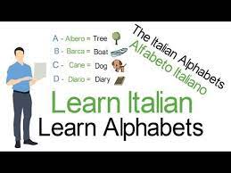 Learn Italian Alphabets Pronunciation With Examples Alfabeto Italiano Youtube Learning Italian Italian Alphabet Learn To Speak Italian
