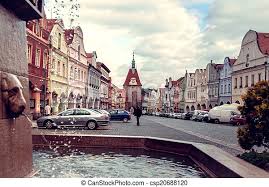 Stories and reviews about the city and people who are ready to meet there domazlice. Domazlice Czech Republic Central Square Old Town Fountain Canstock