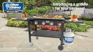 Razor Lp Gas Griddle Blue Rhino