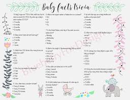 Looking for baby shower game ideas? Funny Baby Trivia Questions For A Baby Shower