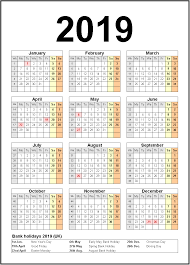 Printable Calendar 2019 United States Holidays Calendar 2019 Template Calendar Printables Calendar Template