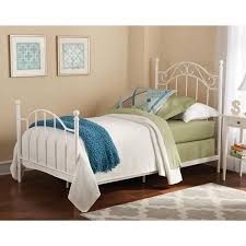 Different models or brands of box springs and mattresses proliferate on the market. Mainstays Metal Bed Bedroom Furniture Twin Size Frame White Walmart Com White Metal Bed White Metal Bed Frame Twin Bed Frame