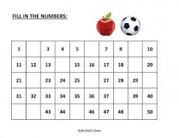 Children in kindergarten are usually able to master writing their numbers up. Worksheets For Numbers 1 50 Novocom Top