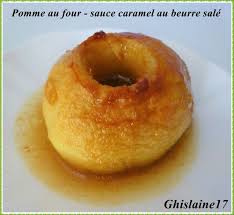 Pommes Au Four Sauce Caramel Au Beurre Sale Ghislaine Cuisine Pommes Au Four Sauce Caramel Caramel Au Beurre
