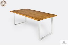 Maybe you would like to learn more about one of these? Modern Industrial Oak Table With White Metal Legs Brita Furniture Manufacturer