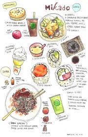 Hee S Cooking Diary Food Illustrations Food Sketch Watercolor Food