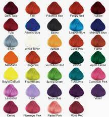 Color Name Directions Hair Dye Dip Dye Hair Hair Color Chart