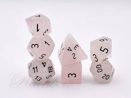 Rose Quartz Gemstone Dice Dungeons And Dragons Dice Polyhedral Dice Set Dnd Dice Rpg Dice Dnd Dice Set Gem Dice Set Stone Dice Set D D Dice Rose Quartz Gemstone Dungeons And Dragons Dungeons And Dragons Dice