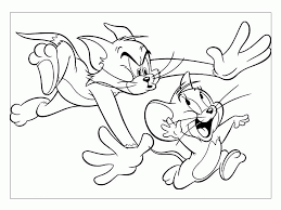 Both tom and jerry received gifts on the eve of christmas. Tom And Jerry Coloring Pages For Kids Coloring Home