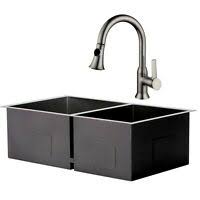 This 33 x 22 x 9 inch stainless steel workstation kitchen sinks have special ledges on the front and back edges that support removable accessories like cutting boards, allowing you to. 48 Workstation All In One Undermount Double Bowl Black Kitchen Sink Combo Ebay