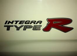 Downloading civic type r™ file vector logo you agree to abide to our terms of use. Honda Oem Type R Logo Side Sticker Type 02 Dc5 Integra Rhdjapan