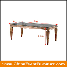 Stainless steel table delivery time: Long Wedding Tables St201 Foshan Cargo Furniture