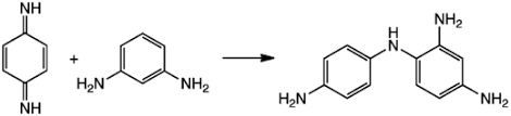 This is the best chemical to cover the greys, so it's found commonly in hair dyes. Hair Coloring Wikipedia