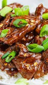 20 Minute Light Mongolian Beef Recipe Mongolian Beef Recipes Food Recipes