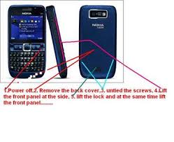 How to enter the unlocking code for a nokia model phone. Solved How To Open A Nokia E63 Fixya