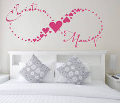 Wandtattoo Ewige Liebe Mit Wunschnamen Wandtattoo Wandtattoos