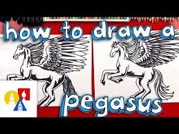 Then after that lesson watch the final how to color a realistic horse and pegasus (part 3). How To Draw A Realistic Pegasus Part 2 Art For Kids Hub Art For Kids Hub Drawings Unicorn Drawing