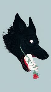 Wallpaper Black Tumblr Animal Art Drawings Illustration Art