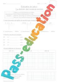 Division Des Nombres Entiers Cm1 Bilan Par Pass Education Fr Jenseigne Fr La division à 1 chiffre. j enseigne fr