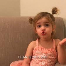 Going To The Gym Certainly Isn T For Everyone Including 2 Year Old Mila Stauffer If You Ve Ever Dreaded Hitting Funny Babies Toddler Humor Cute Funny Babies