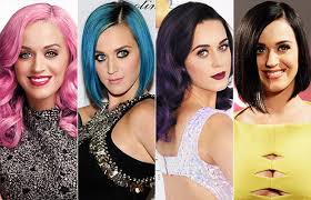 Katy Perry S Hair Color Rainbow A Photo Retrospective Katy Perry Hair Color Katy Perry Hair Hair Inspiration Color