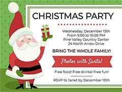 Hot cocoa is a favorite christmas flavor, but definitely a no no no for july. Christmas Party Flyers Customize Free Christmas Flyer Designs