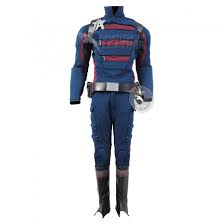 Inspired by his military family members, john f. The Falcon And The Winter Soldier Us Agent Costume Suit Textured Stretch Fabric