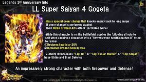 It is different from other appearances in that it is a short. Dragon Ball Legends On Twitter Super Saiyan 4 Gogeta Joins The Fight For The Legends 3rd Anniversary Check Out What He Can Do Here Dblegends Dbl3rdanniversary Dragonball Https T Co Mx570b7zqu