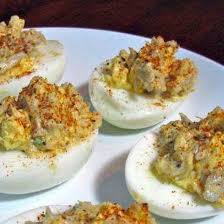 Emeril S Crab Meat Deviled Eggs Recipe Recipe Crab Deviled Eggs Recipe Deviled Eggs Deviled Eggs Recipe