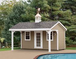 The poolside oasis small pool house is a great way to end your long hot summer day! Small Pool House Backyard Pool Houses Stoltzfus Structures