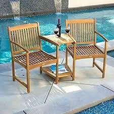 Lawn Chairs With Side Table Patio Furniture Side Tables Lawn Chairs With Side Table Attached Outdoor Furn Conversation Set Patio Patio Dining Chairs Wood Patio
