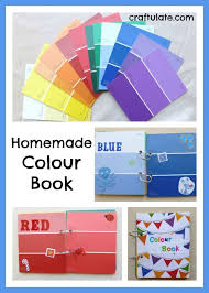 Craftulate Homemade Colour Book Montessori Toddler Kids Learning Toddler Activities
